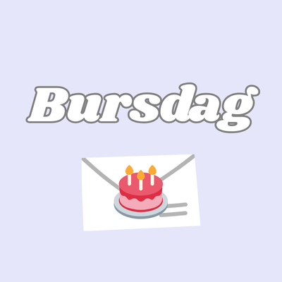 Bursdag